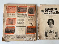 Album Historia del Beisbol Juan Vene 1978 Baseball History Pete Rose Very Rare