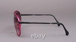 Alpina M1 Hot Pink Rose Black Vintage Sunglasses 6012 Made In Germany Rare