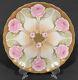 Antique Limoges Plate Hand Painted Roses Gold Bower & Dotter France Signed Rare