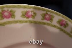 Antique Rare Welmar Germany 1848-1933 Dainty Pink Roses 11 Salad Plates 7 5/8