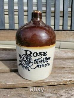 Antique Rose Distiller Atlanta Georgia Jug Rare Estate Find Pottery