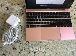 Apple MacBook 12'' 8 GB Rose Gold RARE Laptop 2016