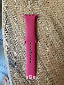 Apple Watch Sport Band Rose Red 42mm Genuine VERY RARE OEM