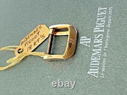 Audemars Piguet 18k Rose Gold watch Fancy Tang Buckle Rare 14.20mm Swiss Made