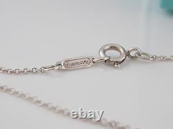 Authentic Rare Tiffany & Co Silver Pearl Nature Rose Necklace