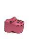 Balenciaga Womens New Pink Rubber Croc Scarpa Gomma Rose Bon Bon Size 7 Rare