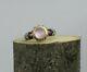 Barbara Bixby 925 Ss & 18k Yg Rose Quartz Enameled Ring Size 10 Two-tone Rare