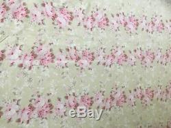 Beautiful Rare Rachel Ashwell Shabby Chic Couture Pink Roses Duvet Cover