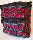 Betsey Johnson Backpack Red Cherry Black Pink Roses Lined Cherries Rare