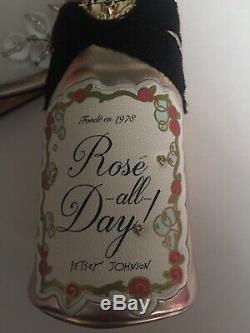 Betsey Johnson Yes Way Rosé Wine Bottle Kitsch Wristlet Bag RARE RETIRED