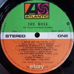 Bette Midler The Rose (The Original Soundtrack) MEGA RARE 12 PROMO LP ISRAEL