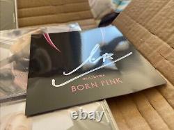 Black Pink SIGNED BORN PINK MUSIC LOT JENNIE + LISA + ROSE + JISOO AUTO RARE 3