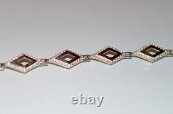 Bracelet Silver Gold Plated Ukraine Stamp Sterling Rare Link 375 Jewelry Women
