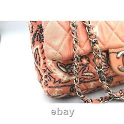 CHANEL Chain Shoulder Bag Bandana Pattern Rose Pink Rare