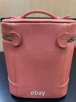 CHANEL Vanity Hand Bag Case Box Rose Pink Rare 240330T