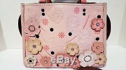 COACH 1941 Rogue 25 Tea Rose pink jeweled 67690 sakura RARE Japan exclusive EUC