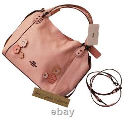 COACH Women's 2way Shoulder Bag Hand Pink Tea Rose Limited Rare Sakura