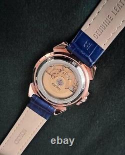 CROTON Open-heart Automatic in rare Pink/Rose-gold finish (Swiss Manufacture)