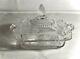 Cambridge Crystal Rose Point Honey Dish With Lid Rare #3500/139