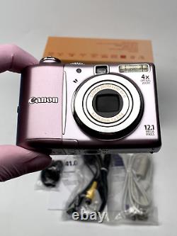 Canon PowerShot A1100 IS 12.1 MP Digital Camera RARE PINK MINT