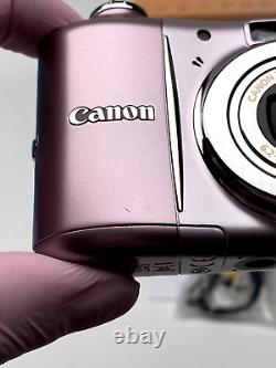 Canon PowerShot A1100 IS 12.1 MP Digital Camera RARE PINK MINT