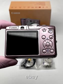 Canon PowerShot A1100 IS 12.1 MP Digital Camera RARE PINK MINT