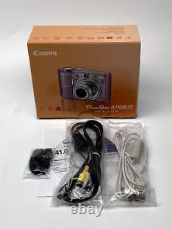 Canon PowerShot A1100 IS 12.1 MP Digital Camera RARE PINK MINT