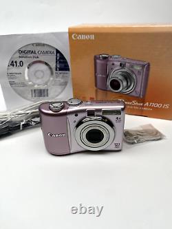 Canon PowerShot A1100 IS 12.1 MP Digital Camera RARE PINK NEW