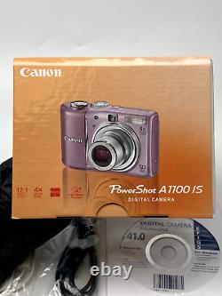 Canon PowerShot A1100 IS 12.1 MP Digital Camera RARE PINK NEW