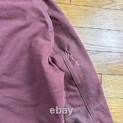 Carhartt Vintage Rose Pink Canvas Jacket Size Medium Quilted WJ014 VRS Rare