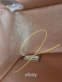 Chanel 21S Iridescent Metallic Rose Gold Mini Rectangle Flap Bag LGHW RARE EUC