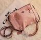 Coach Tea Rose 2-way Tote Bag Rare Japan Limited Pink Beauty Goods Original