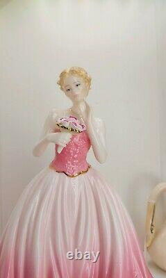 Coalport Figurine Dearest Rose Limited Edition pink rare