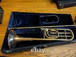 Conn 88H Pro Tenor Trombone F Attach Trigger Rose Bell R-12445 Case VTG 70s rare
