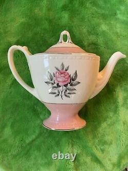 Cunningham and Pickett Norway Pink Rose Tea Pot Excellent Extremely Rare HTF