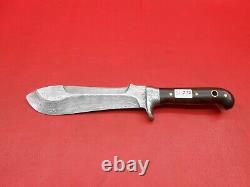 Damascus Steel Rare Custom Handmade Hunting Puma Knife Rose Wood Handle S 232