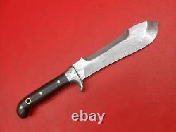 Damascus Steel Rare Custom Handmade Hunting Puma Knife Rose Wood Handle S 232