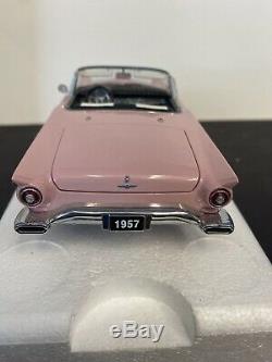 Danbury Mint 1957 Ford Thunderbird Convertible L. E. #216 Dusk Rose Rare