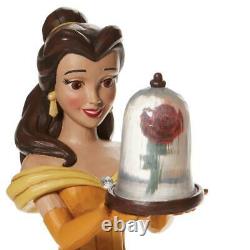 Disney Jim Shore 2021 Beauty & Beast 15 Belle Deluxe A Rare Rose Figurine #1