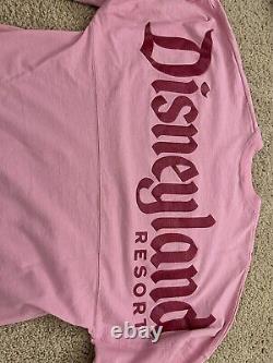 Disneyland Bubblegum Pink Spirit Jersey Princess Aurora Sz XS Rare Rose