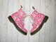 Dr. Martens Pink Butterfly & Rose Print Rare Boots Size W 7
