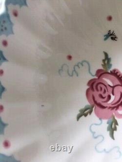 Emma Bridgewater Large Fluted Serving Bowl Rose and Bee Discontinued and Rare