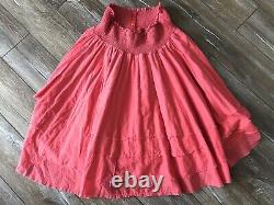 Ewa I Walla Rock Crisp Cotton Skirt 22746 Rose Pink Tine Ethnic Rare