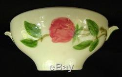 FRANCISCAN DESERT ROSE CREAM SOUP w COVER MADE IN USA STAMP RARE
