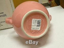 Fiesta RARE ROSE PINK Millennium Vase I NEW withbox 2-Handle HLC Discontinued