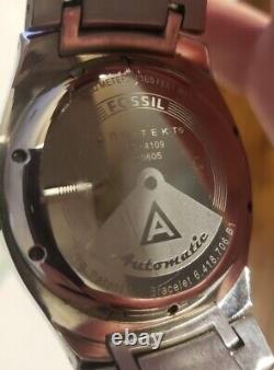 Fossil Arkitekt FS-4109 Genuine 42 MM SS Automatic Wristwatch Rare