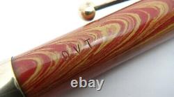 Gorgeous Rare Waterman 94 Pencil, Rose Ripple & 9k Gold Band, Works Fine Jm