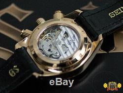 Grand Seiko SBGC004 Spring Drive Chronograph 18k Rose Gold Rare Watch