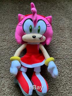 Great Eastern GE animations Sonic the Hedgehog Amy Rose Plush SEGA RARE New Pink