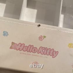 HELLO KITTY Sanrio Rose Kitty table glass rare made in 2001